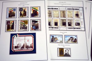 COLOR PRINTED VATICAN CITY 2011-2020 STAMP ALBUM PAGES (48 illustrated pages)