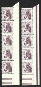 1954 South Africa Animal 2d Scott #203 Sheet Corner 2 STRIPS F/VF-NH-