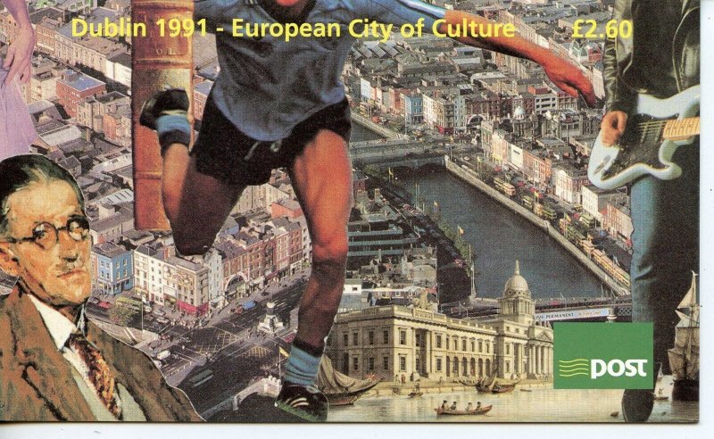 IRELAND  DUBLIN EUROPEAN CITY OF CULTURE COMPLETE UNEXPLODED BOOKLET  MINT NH 