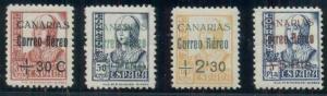 SPAIN-CANARY ISLANDS #9LC40-3, Complete set, og, NH, VF, Scott $110.00