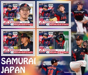 Stamps. Sports Baseball 2024 year 1+1 sheets perforated  NEW