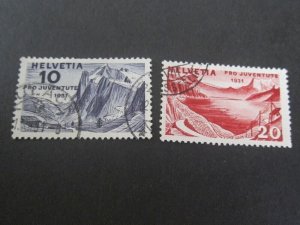 Switzerland 1931 Sc B58-59 FU