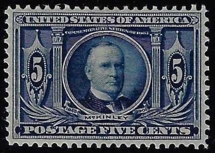 Scott #326 - $140.00 – XF-OG-LH – Choice well centered stamp. Breathtaking color