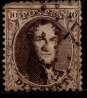 Belgium -  #14 King Leopold I - Used