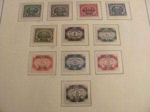 GERMANY 1920 MNH  MI.NR. 34-51 OFFICIAL SET XF 85 EUROS (118)