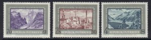 Austria  #923-925  MNH  1972  electric power  industry