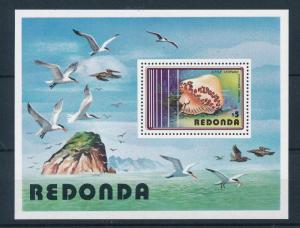 [25484] Redonda Antigua & Barbuda 1980 Marine Life Little Leopard Birds MNH