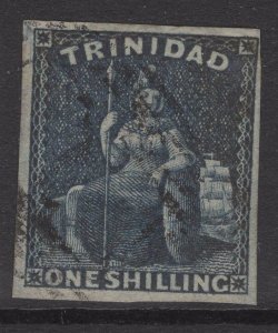 TRINIDAD SG29 1859 1/= INDIGO USED