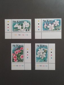 St. Kitts 312-315 VF MNH. Scott $ 7.75