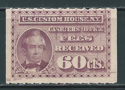 United States RL5 60c Customs Fee single Used