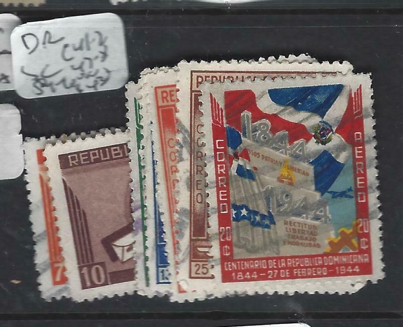 DOMINICAN REPUBLIC  (PP0606B)  SC  C41-2, 47-8. 54-6   VFU