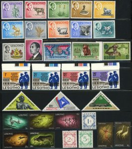 Lesotho  Postage Africa Stamp Collection 1967 Mint LH