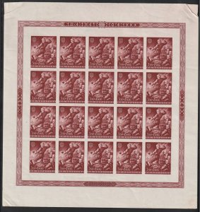 1944 Croatia - Sc B60-B62 - MH VF - 3 MS - Jure Francetic (faulty)