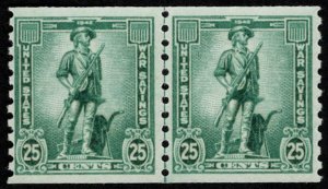 US #WS13 VF mint never hinged, LINE PAIR, super fresh, CHOICE!