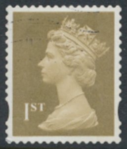 GB   1st Machin Gold  SG 1668  Used SC# MH300  see scans