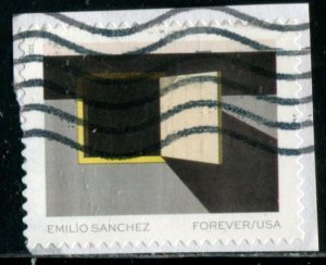 5595 (55c) Emilio Sanchez SA,  used on paper