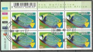 SOUTH AFRICA, 2000, CTO 30c, Sheet of 6, Definitive, Scott 1176