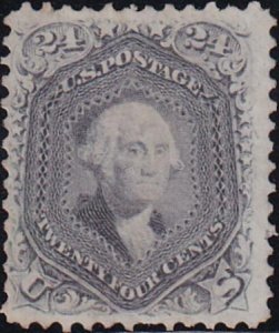 US 78b Early Classics Used F-VF Gray, Well Centered, Appears Unused But Faint...