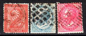 Italy 25, 29, 31 used