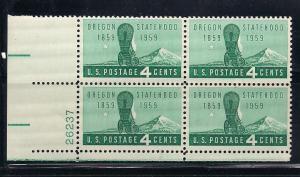 US Plt Blk Sc# 1124 Oregon Statehood MNH #26237 LL 