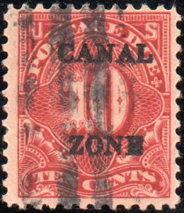 MALACK Canal Zone #J18 F/VF used, nice and fresh c3309