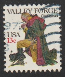 SC# 1729 - (13c) - Washington at Valley Forge, used single