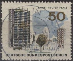 Germany Berlin 9N228 (used) 50pf Ernst Reuter Place (1965)