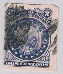 Bolivia 25 Used 11 Stars 1 1887 (BP53917)