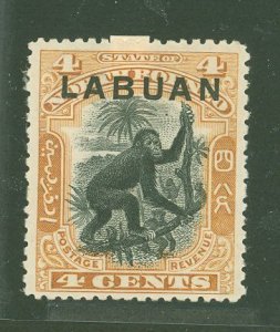 Labuan #96v Unused Single