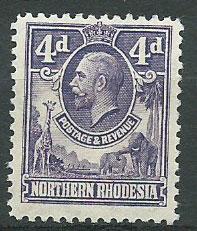 Northern Rhodesia  SG 6 Mint Hinged