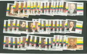 Colombia #889-894 Mint (NH) Single (Complete Set)