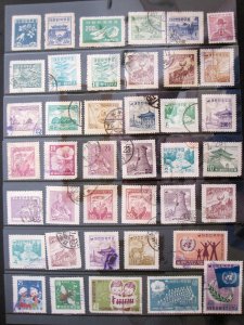 KOREA - ASSORTMENT 0F 85+ STAMPS - MOSTLY USED (2)