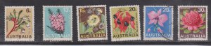 SC434-9 Australia State Flowers set used