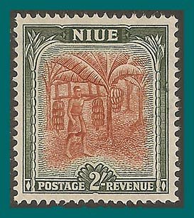 Niue  1950 Bananas, MLH  #102,SG121