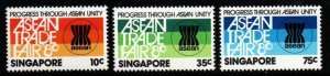 SINGAPORE SG389/91 1980 ASEAN MNH