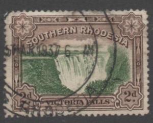 Southern Rhodesia  Scott# 37  used  single