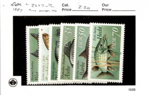 Germany - DDR, Postage Stamp, #2607-2612 Mint NH, 1987 Fish (AC)