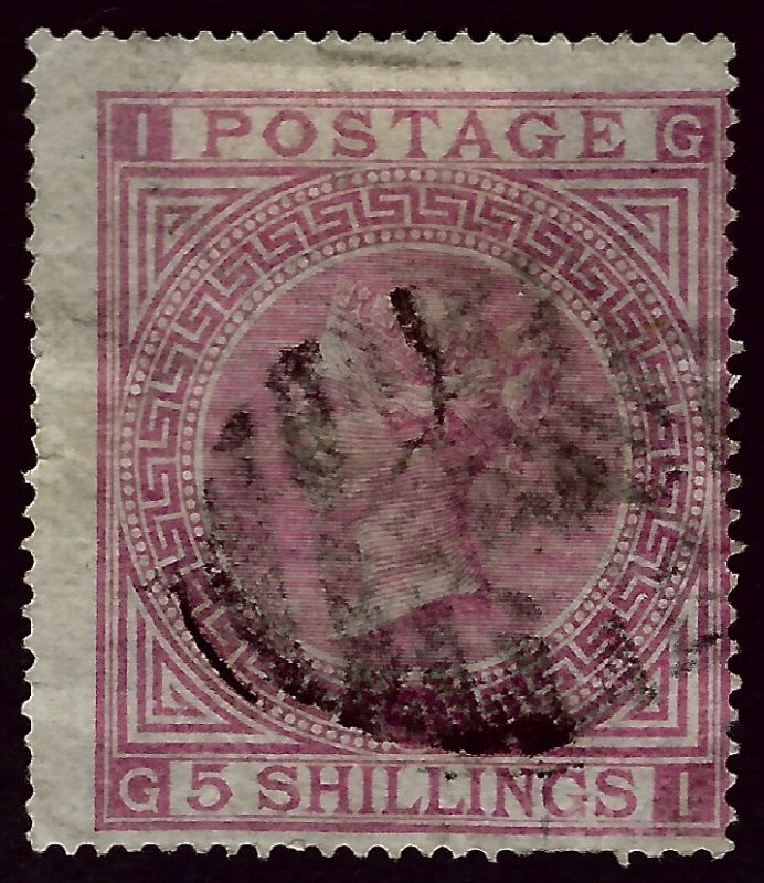 Great Britain SC#57 Used Fine wrinkles/sh perfs SCV$600...Worth a Close look!!