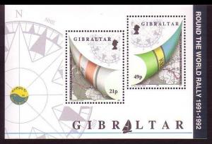 Gibraltar Round the World Yacht Rally MS SG#MS681