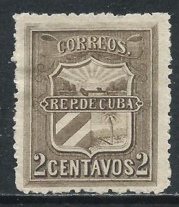 Cuba, Unissued 2c, MNG