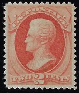 Scott #183 - $325.00 – XF-OG-LH – Precise centering. Warm rich color. Showpiece!