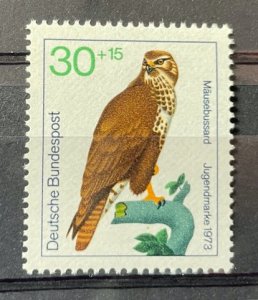 (2171) GERMANY 1973 : Mi# 755 BUZZARD BIRD OF PREY - MNH VF