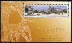 NAMIBIA - 2001 - Stamp Design Award - Perf Min Sheet - Mint Never Hinged