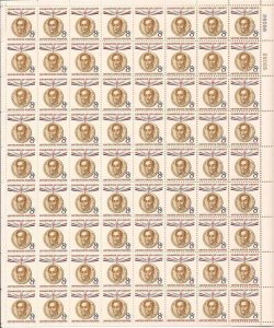 US Stamp - 1958 Simon Bolivar - 72 Stamp Sheet - Scott #1111