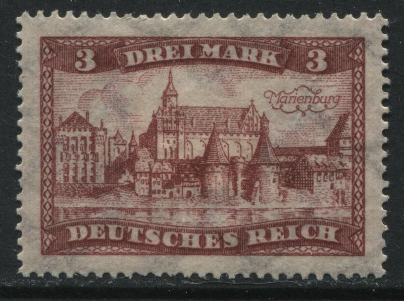 Germany 1924 3 marks claret mint o.g.