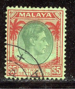 Straits settlements 252, Used.