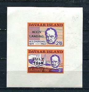 Great Britain Regional iss Davaar Island Ovpr Sir W Churchill & Chichester 10654