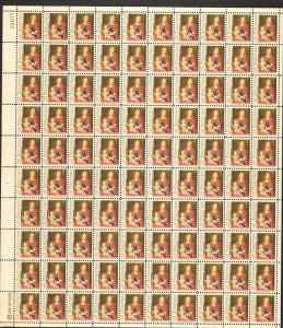 US #1321 Mint Sheet Christmas Madonna 