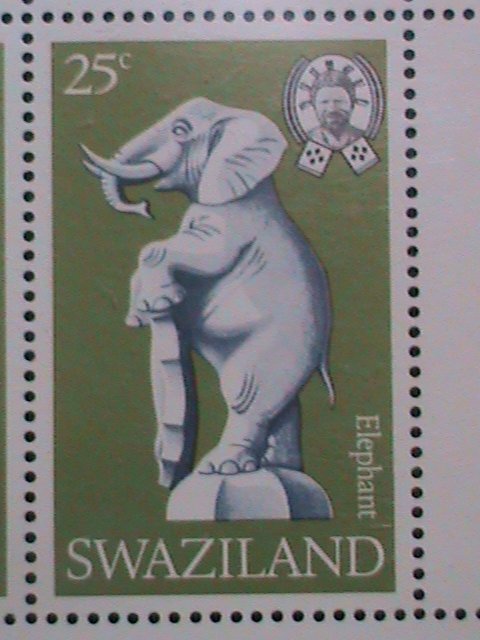 SWAZILAND-1978- REMEMBER ALWAYS-QUEEN ELIZABETH II -S/S 25TH ANNIV-CORONATION