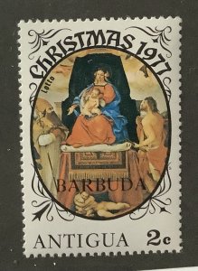 Barbuda 1977 Scott 307 MNH - 2c, Christmas, Religious painting